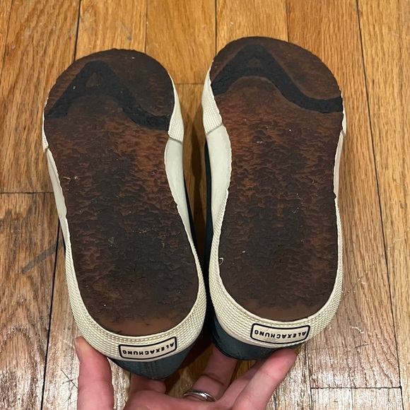 Alexa Chung Superga Green Satin shoes - Picture 5 of 5